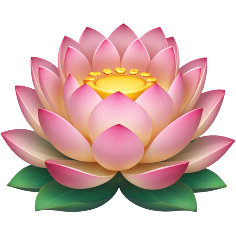 lotos emoji, a slight glow
acceptable сolors: #7da2d1 #F4EDE2 #AFC9E8 emoji