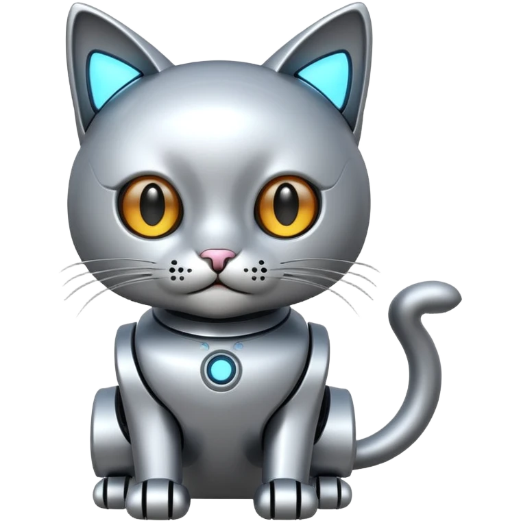 Make the cat more ai emoji
