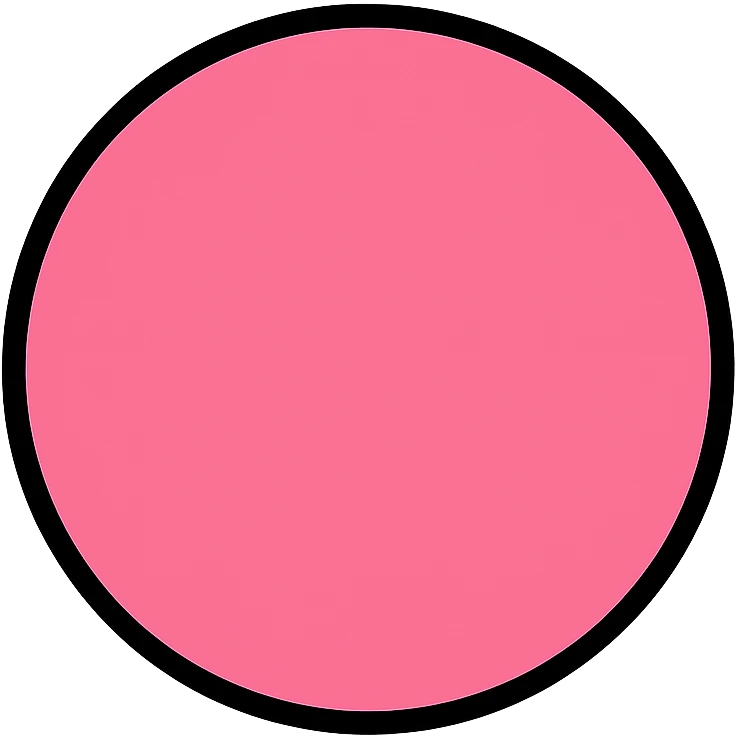 pink circle emoji