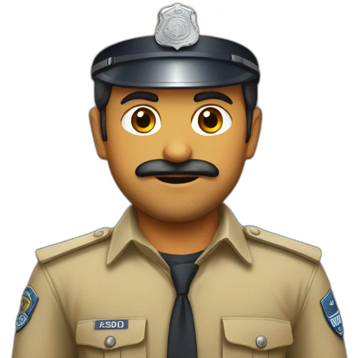 Telugu-kakhi-police emoji