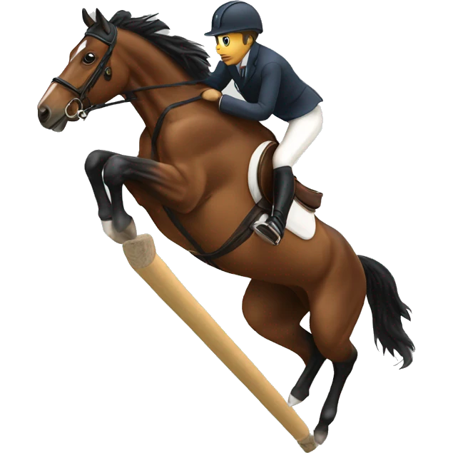 jump horse emoji
