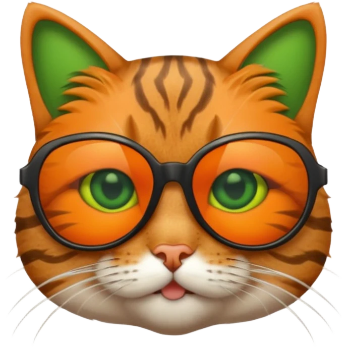 Cat wearing sunglasses emoji