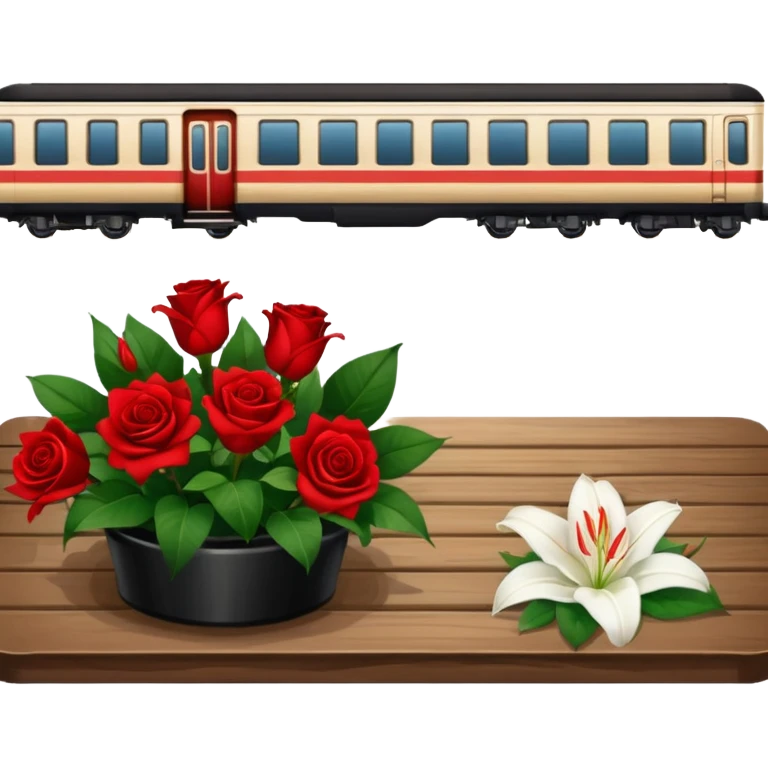 возложение цветов к вокзалу emoji