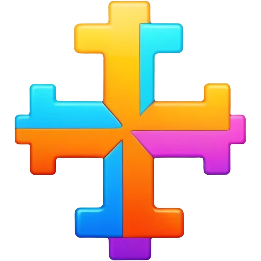 colorful plus sign emoji