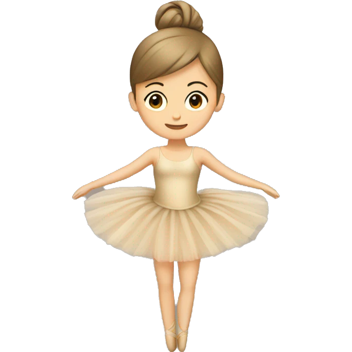 beige ballet tutu emoji