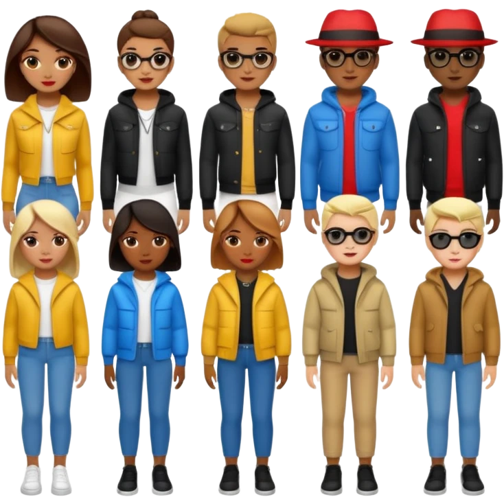 Clothing try on AI emoji
