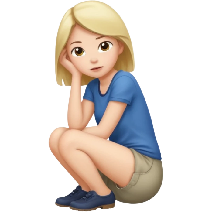 Big Booty girl leaning forward with ass pooping emoji