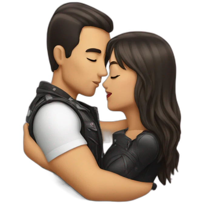 kiss rock emoji