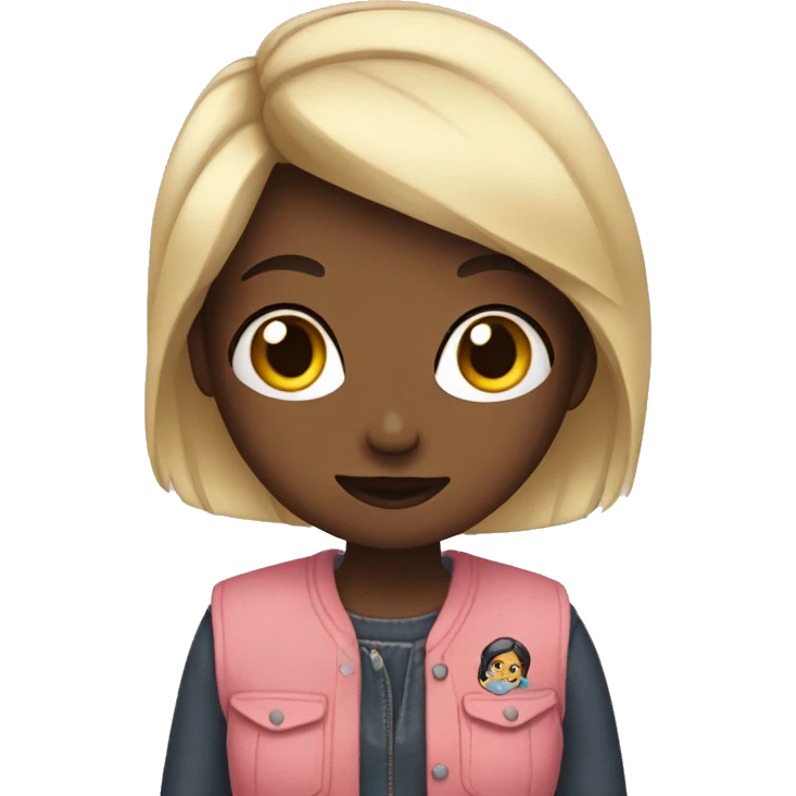 Girl with patches  emoji