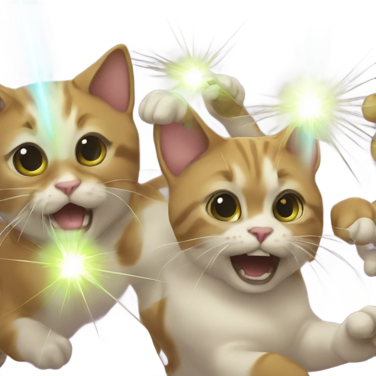 shoot cats with lasers emoji