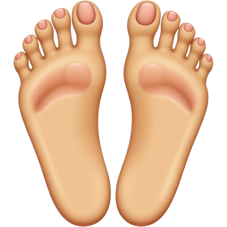 single large cartoon foot, emoji style emoji