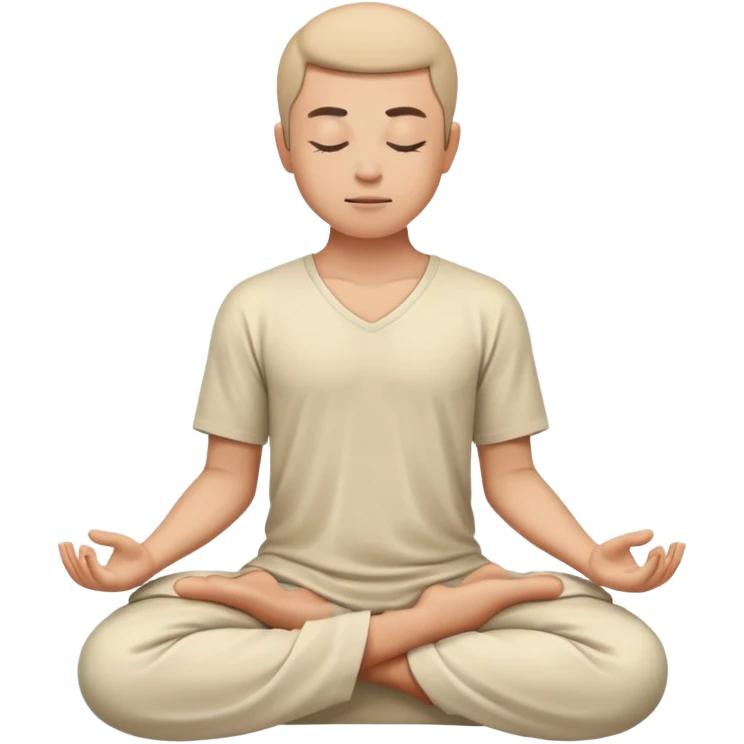 Meditation emoji