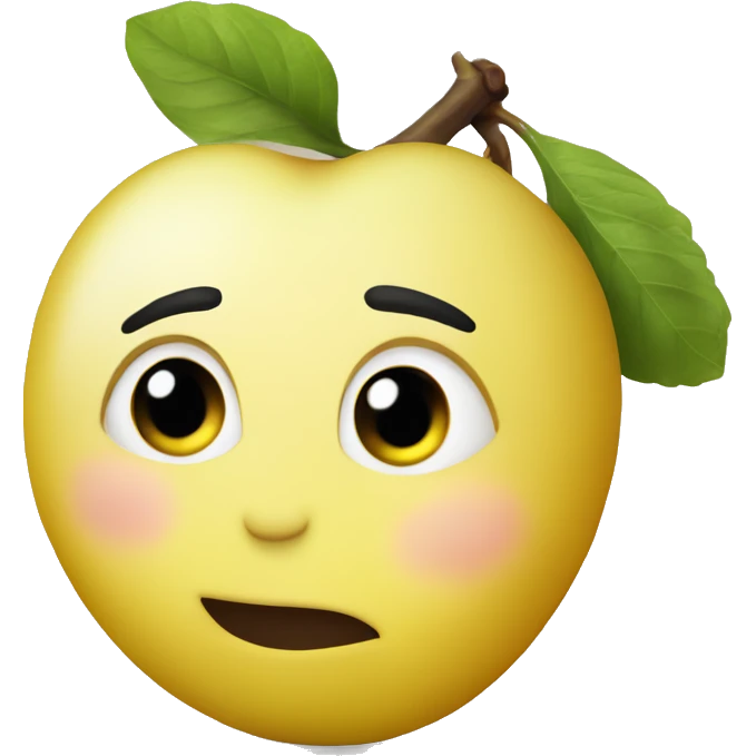 Yellow plum mirabelle fruit  emoji