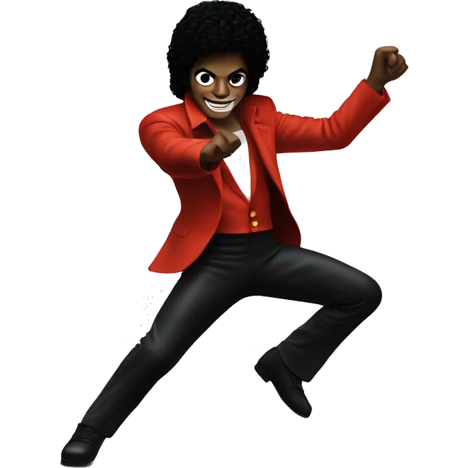 michael jackson thriller dance emoji