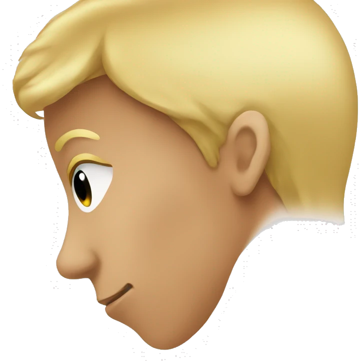 nose in profile emoji