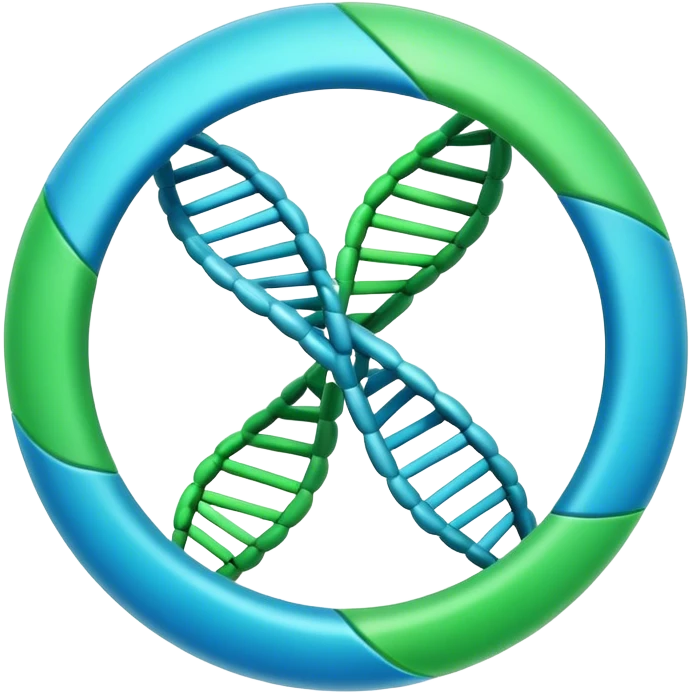 A DNA sphere icon emoji