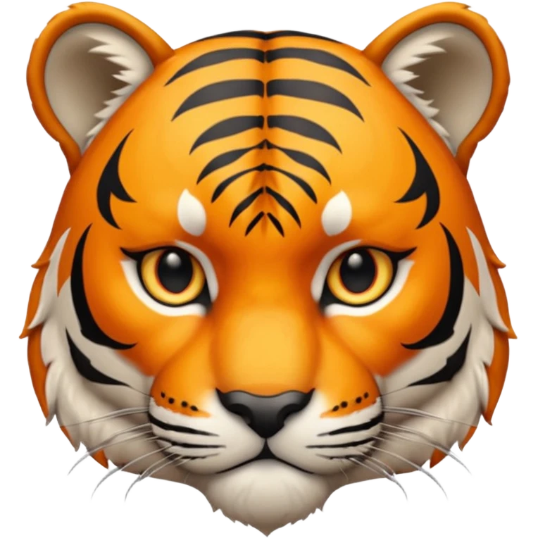 High resolution of a tigar emoji
