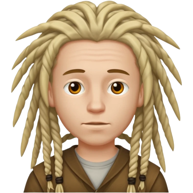white boy with dreads emoji