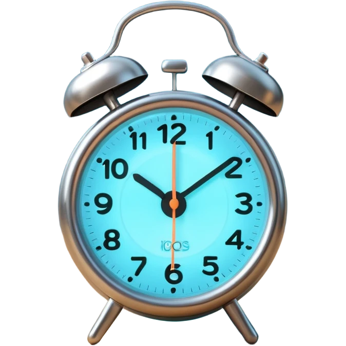 ringing alarm clock on a nightstand emoji