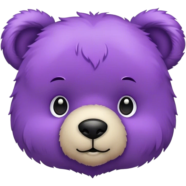 violet head 🧸 emoji