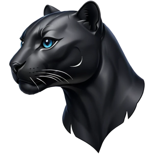Black Panther puma logo emoji