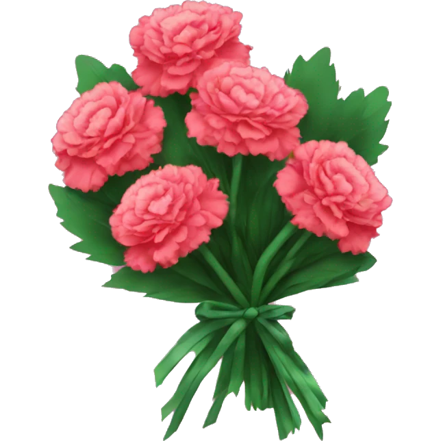 bouquet of carnations emoji