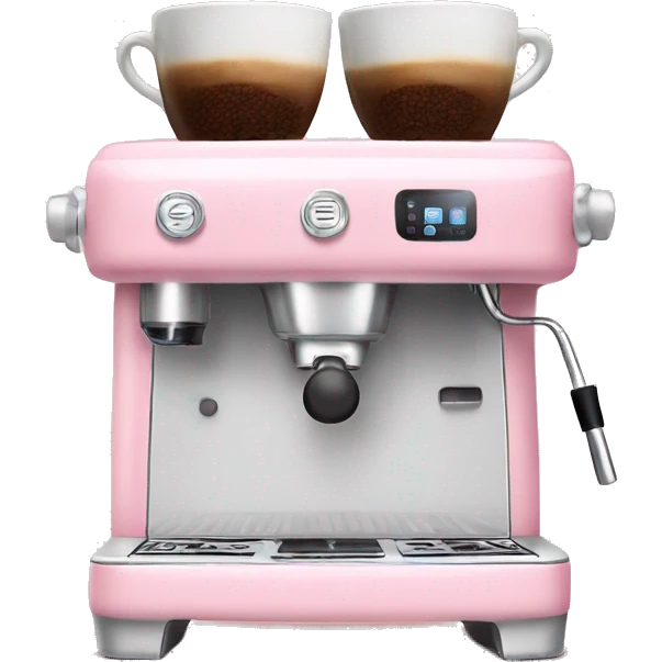 Light Pink coffee machine  emoji