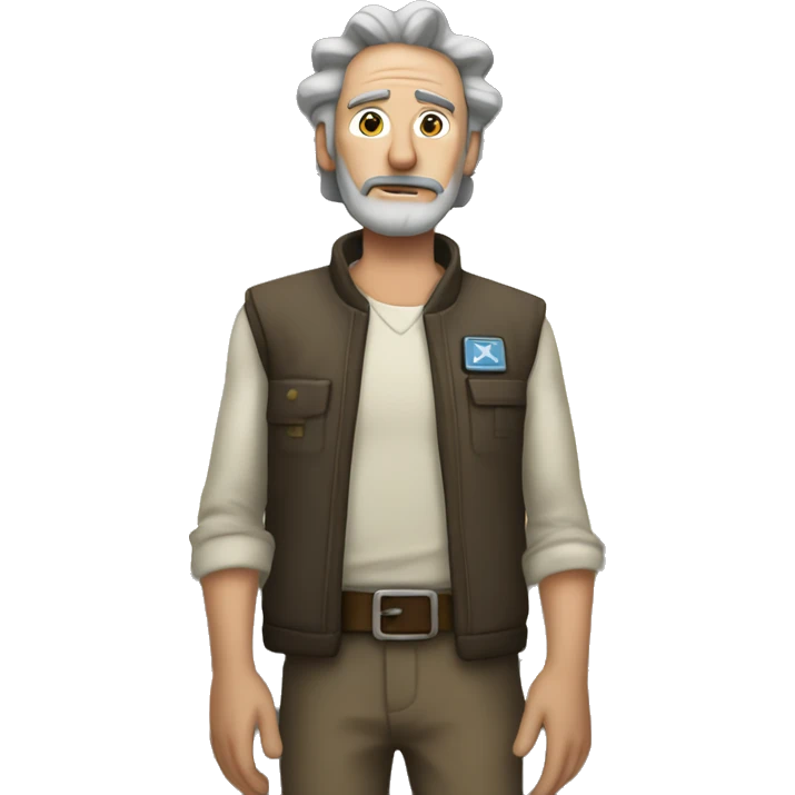 Rick on ship emoji