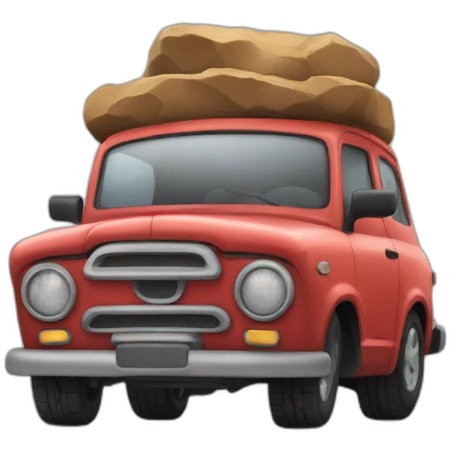 Rockt with car emoji