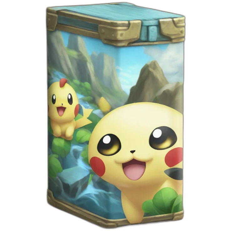 Pokemon Game Case Legendary Epic Random Loot Treasure emoji