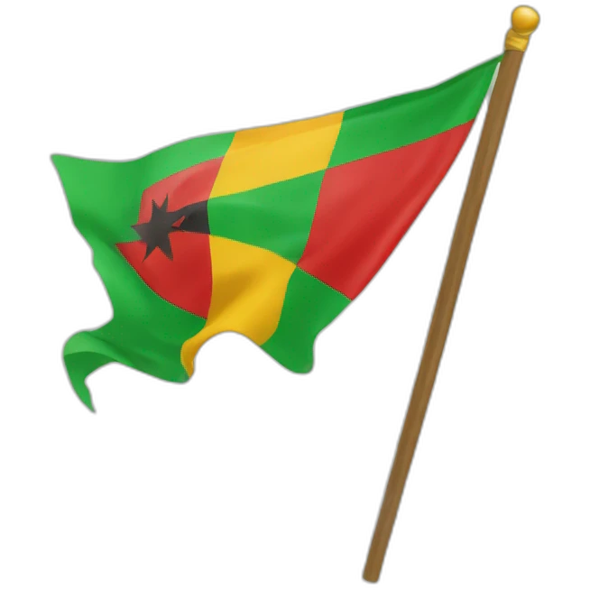 Drapeau panafricain emoji