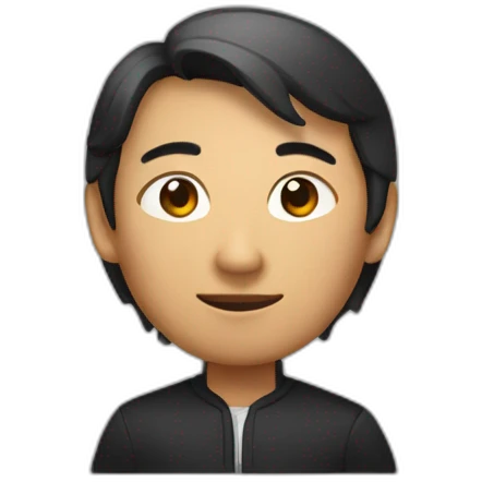 Un chinois noir et roux emoji