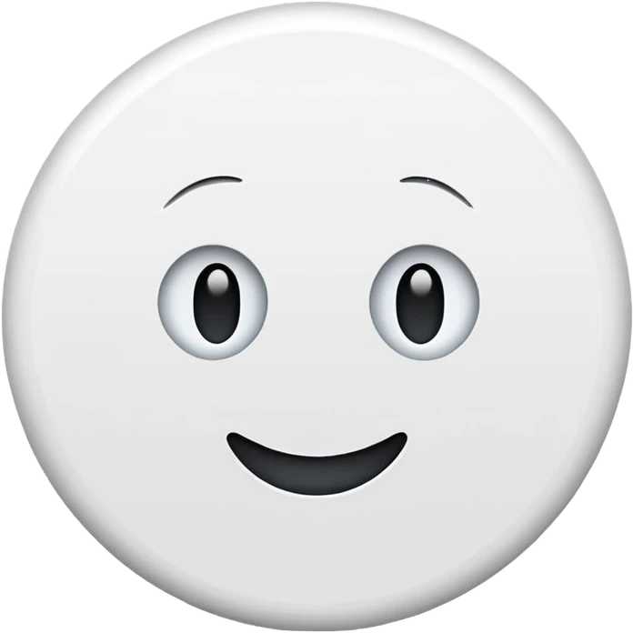 White circle emoji
