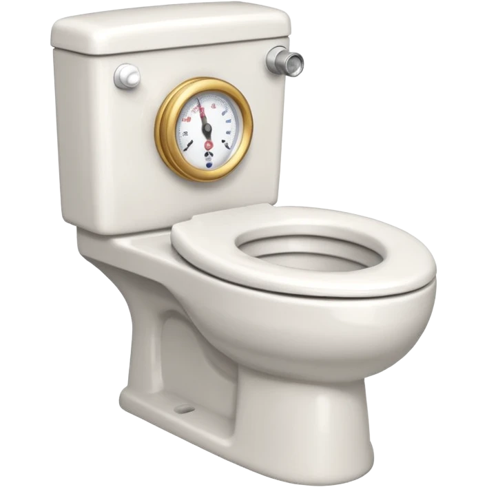 toilet with pressure gauge emoji