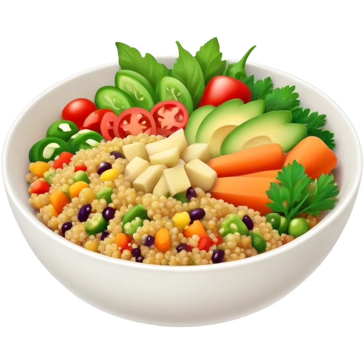 Quinoa bowl  emoji