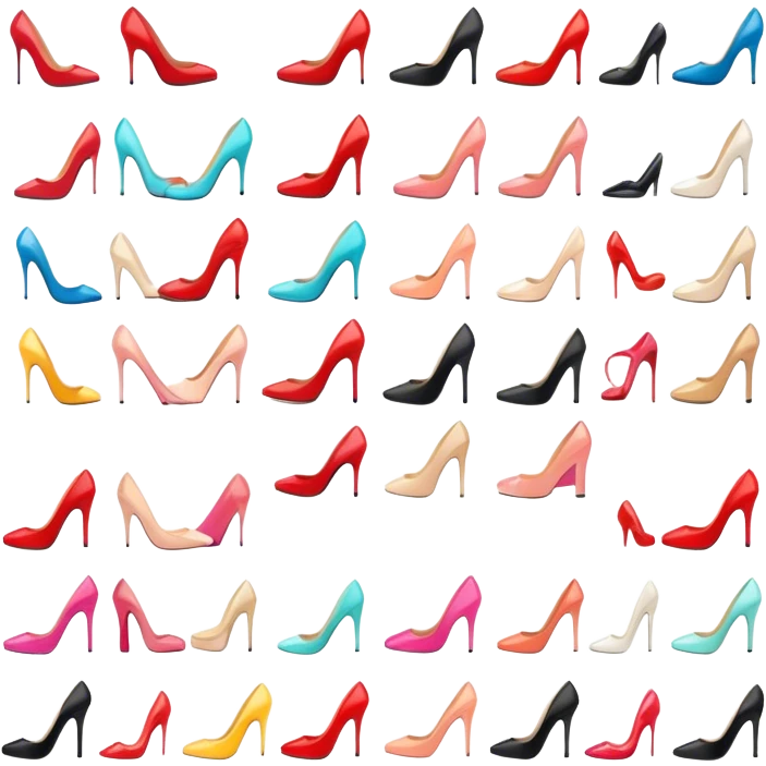 high heels wardrobe high quality brand emoji