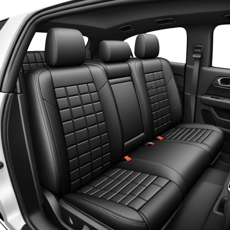 car interior with sound deadening material being installed, soundproofing a vehicle emoji