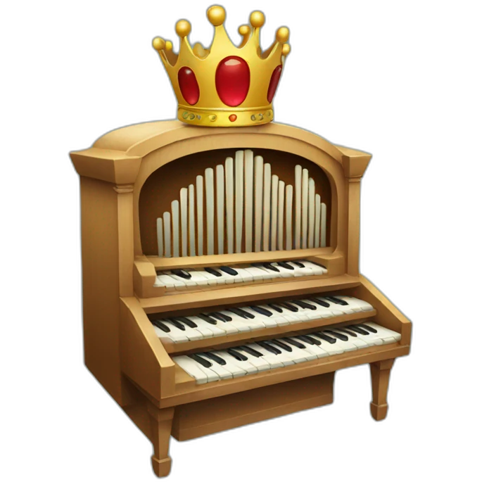 organ with A CROWN emoji