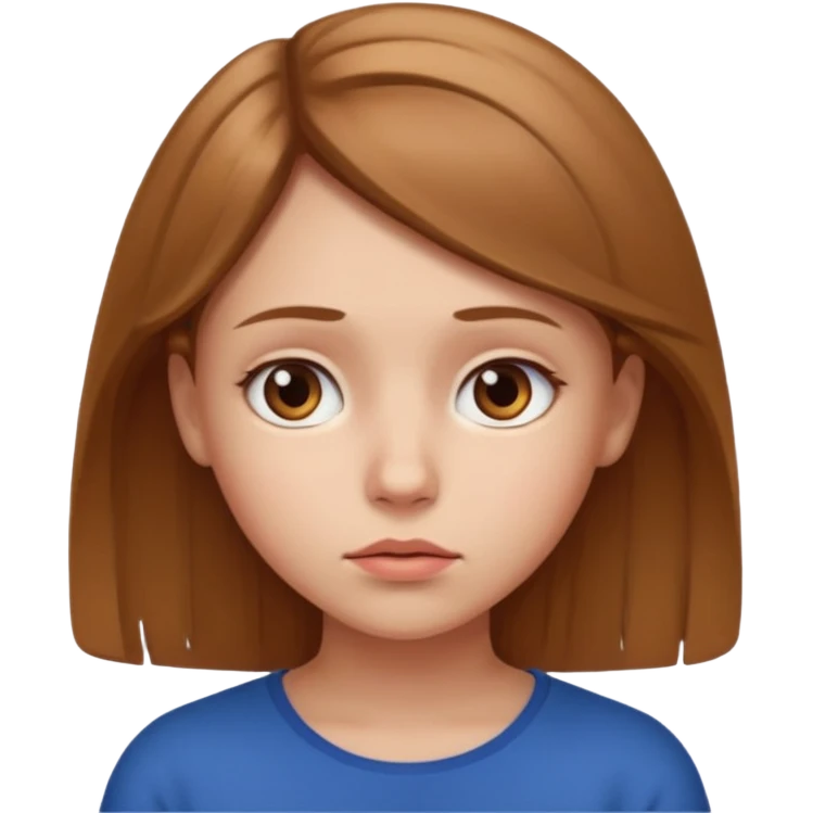 Girl, Questioning face, thinking emoji