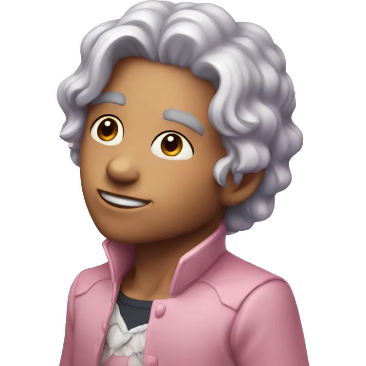 Corazon rosa pastel emoji