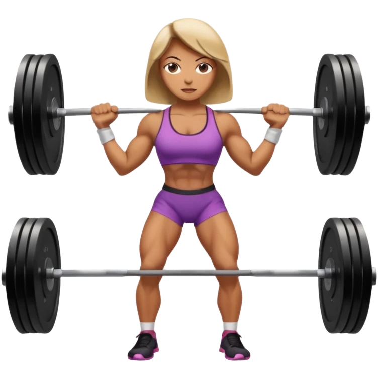 Deadlift woman emoji