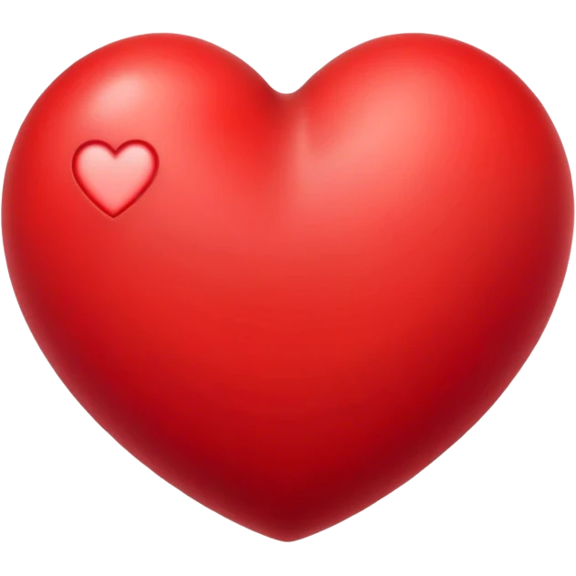 Sexy red with heart emoji