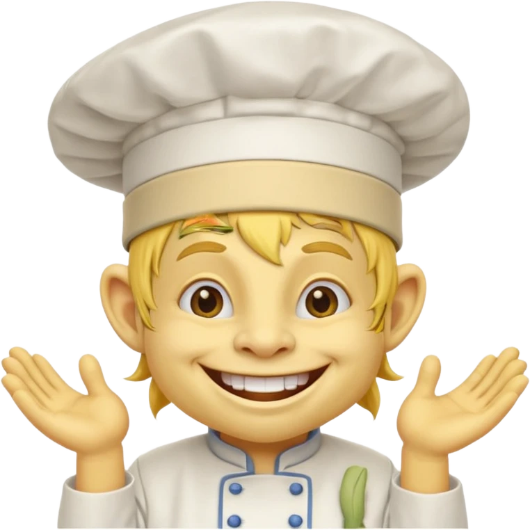 happy troll the yellow chef emoji