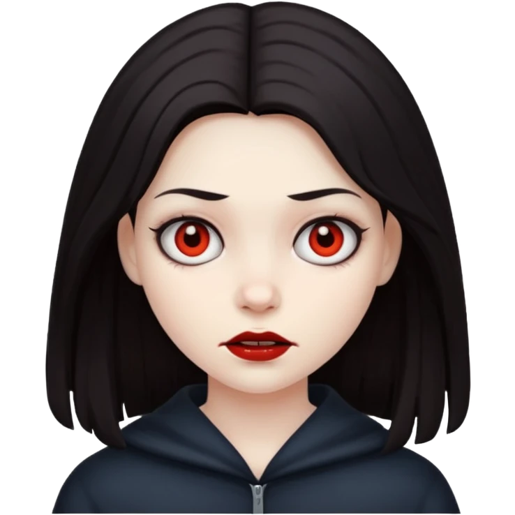 Scary girl emoji