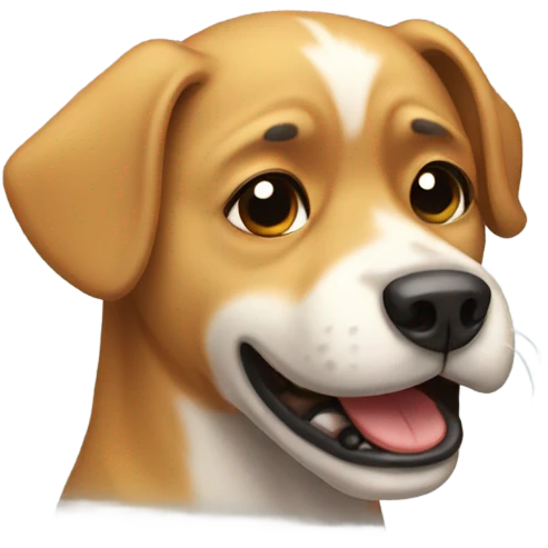 dog crying emoji