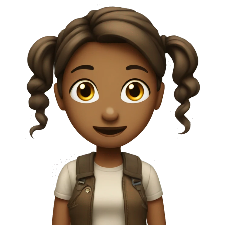 A girl saying hiiiiii then byeeeee emoji
