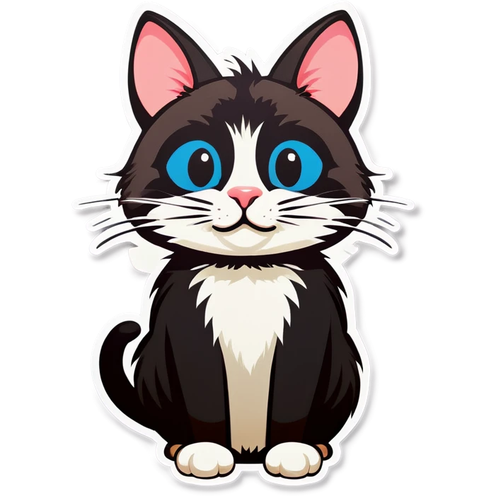 Cat with rat emoji