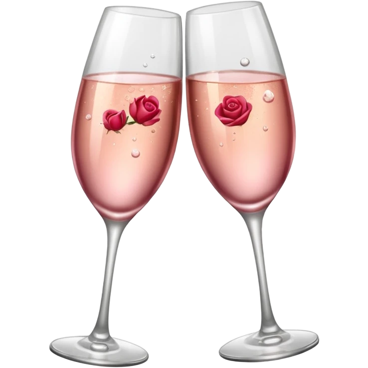 copas brindis rosa emoji