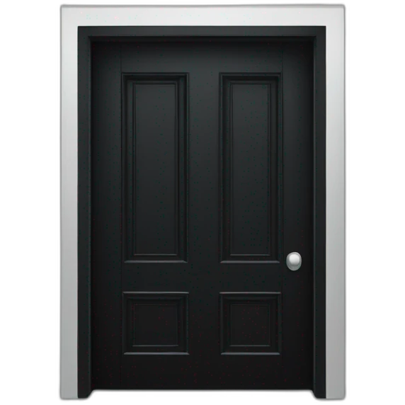 Black door logo emoji
