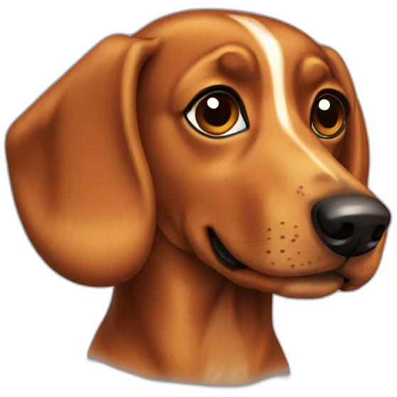 teckel dog emoji